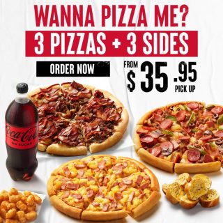 DEAL: Pizza Hut - 3 Pizzas + 3 Sides for $35.95 Pickup or $39.95 Delivered (7 July 2023) 6