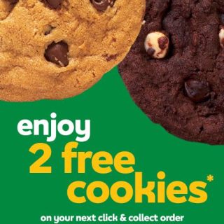 DEAL: Subway - 2 Free Cookies with Click & Collect via Subway App (until 31 August 2023) 2