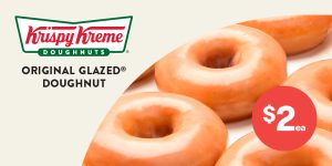 DEAL: 7-Eleven - $2 Krispy Kreme Original Glazed Doughnut (until 2 October 2023) 5