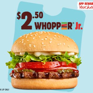 DEAL: Hungry Jack's - $2.50 Whopper Jr via App (until 4 September 2023) 9