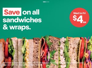 DEAL: 7-Eleven - $4 Sandwiches & Wraps on Wednesdays to Fridays (until 2 October 2023) 5