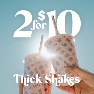 DEAL: Betty's Burgers - 2 for $10 Thick Shakes (until 1 October 2023) 4