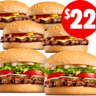 DEAL: Hungry Jack's - 2 Whoppers & 4 Cheeseburgers for $22 Pickup via App 9