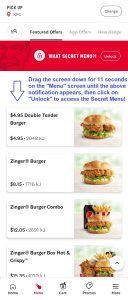 NEWS: KFC $7.95 Zinger Crunch Sliders (App Secret Menu) 6