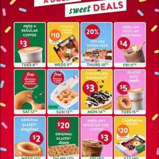 DEAL: Krispy Kreme A Dozen Sweet Deals - Daily Deal from 8-19 August 2023 5