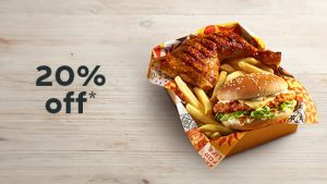 DEAL: Oporto - 20% off Entire Order with Best of Bondi Box Purchase via Menulog 21