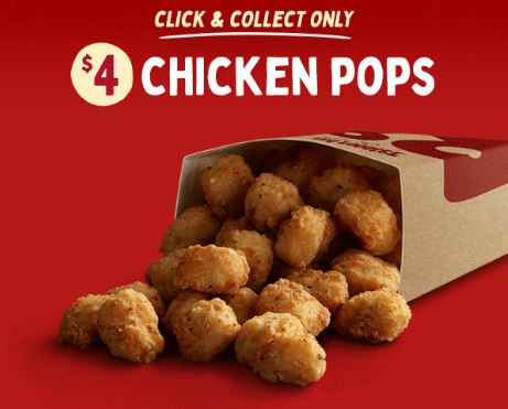 DEAL: Red Rooster $4 Chicken Pops on Click & Collect (until 27 August ...
