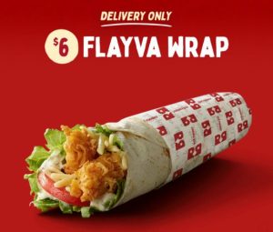 DEAL: Red Rooster - $6 Flayva Wrap via Delivery (until 31 August 2023) 3