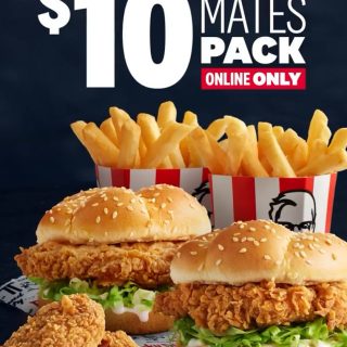 DEAL: KFC $10 Zinger Mates Pack (Newcastle Only) 1