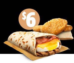 DEAL: Hungry Jack's - $6 BBQ Brekky Wrap & 2 Hash Browns Pickup via App 3