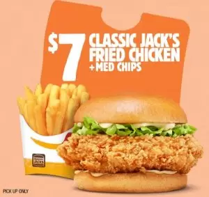 DEAL: Hungry Jack's - $7 Jack's Fried Chicken & Medium Chips via App (until 4 March 2024) 3