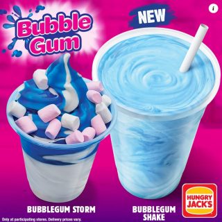 NEWS: Hungry Jack's Bubblegum Storm & Bubblegum Shake 6