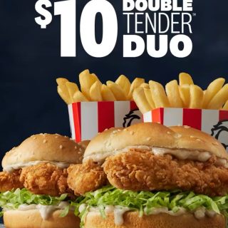 DEAL: KFC $10 Double Tender Duo (Gippsland VIC Only) 10