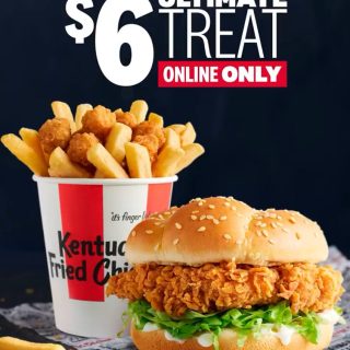DEAL: KFC $6 Ultimate Treat with Zinger Burger & Go Bucket (Western District VIC Only) 2