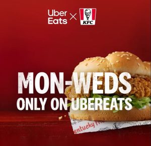 DEAL: KFC - Buy One Get One Free Zinger Burger on Mondays to Wednesdays via Uber Eats (until 27 September 2023) 9