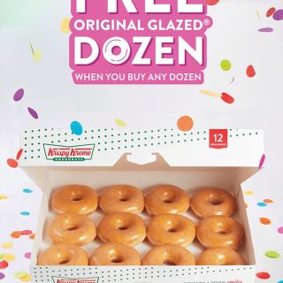DEAL: Krispy Kreme - Free Original Glazed Dozen with Any Dozen Purchase In-Store on 16 May 2024 5