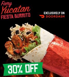 DEAL: Mad Mex - 30% off Spicy Yucatan Burrito via DoorDash (until 15 September 2023) 11