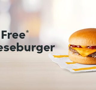 DEAL: McDonald's - Free Cheeseburger with $25+ Spend via Menulog 8