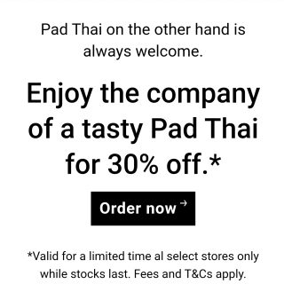 DEAL: Uber Eats - 30% off Pad Thai at Selected Restaurants (until 17 September 2023) 7