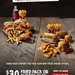 DEAL: Red Rooster Fried Pack or Burger Pack - $30 Click & Collect or $35 Delivered (until 1 October 2023) 8