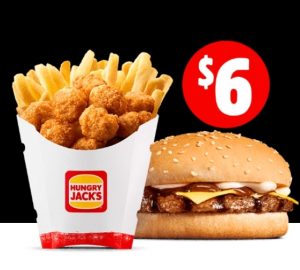 DEAL: Hungry Jack's - $6 Pop'n Chick'n Carry Cup & BBQ Cheeseburger via App 3