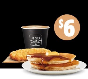 DEAL: Hungry Jack's - $6 Pancakes Small Value Meal Pickup via App 3
