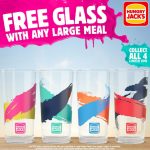 DEAL: Hungry Jack’s – Free Glass with Large Meal Purchase