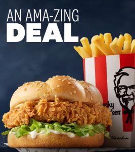 DEAL: KFC - Free Large Chips with Zinger Burger Pickup (Tasmania Only) 28