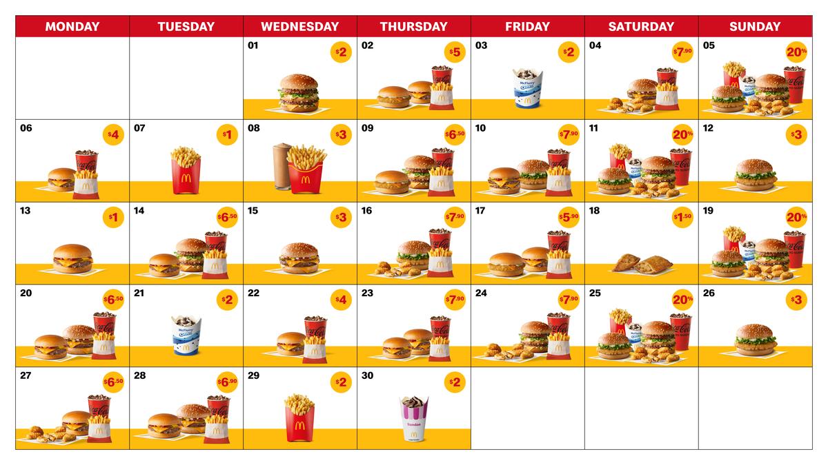 McDonald's - 30 Days 30 Deals 2023 - All the Deals in November
