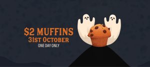 DEAL: Muffin Break - $2 Muffins on 31 October 2023 3