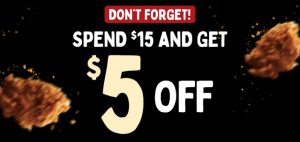 DEAL: Red Rooster - $5 off with $15 Spend In-Store via Red Royalty (until 5 November 2023) 3