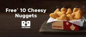DEAL: Red Rooster - Free 10 Cheesy Nuggets with $25 Spend on Thursdays-Sundays Before 5pm via Menulog (until 29 October 2023) 6