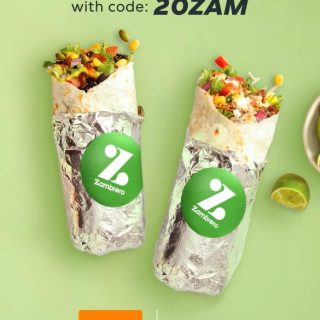 DEAL: Zambrero - 20% off with $35 Spend via Menulog 8