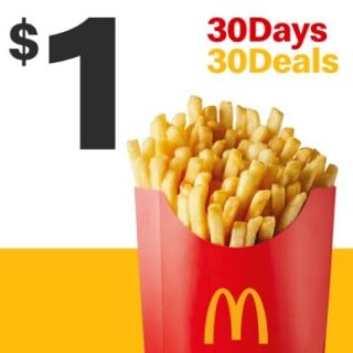 DEAL: McDonald’s - $1 Large Fries on 7 November 2023 (30 Days 30 Deals) 5