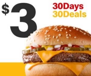 DEAL: McDonald’s - $3 Quarter Pounder on 15 November 2023 (30 Days 30 Deals) 3