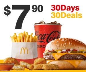 DEAL: McDonald’s - $7.90 Small Quarter Pounder Meal & 6 McNuggets on 4 November 2023 (30 Days 30 Deals) 3