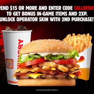 DEAL: Hungry Jack's - Free Call of Duty Modern Warfare III Bonus In-Game Items with $15 Spend via App/Website (until 4 December 2023) 3