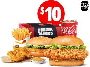 DEAL: Hungry Jack's - $10 Jack's Fried Chicken Hunger Tamer Pickup via App 3