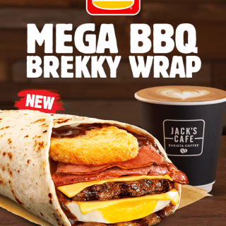 NEWS: Hungry Jack's Mega BBQ Brekky Wrap (Selected Stores) 4
