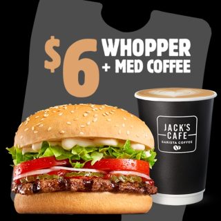 DEAL: Hungry Jack's - $6 Whopper & Medium Coffee via App (until 11 December 2023) 10