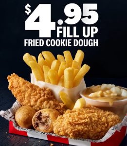 DEAL: KFC - $4.95 Fried Cookie Dough Fill Up until 4pm (Wollongong Only) 29
