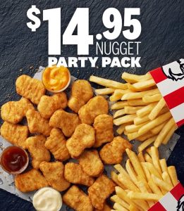 DEAL: KFC $14.95 Nuggets Party Pack with 20 Nuggets & 2 Large Chips (Canberra Only) 29