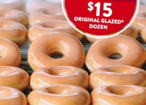 DEAL: Krispy Kreme - $15 Original Glazed Dozen In-Store on 18 April 2024 + Online from 6pm 1