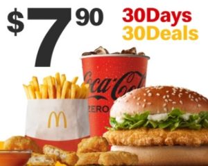 DEAL: McDonald’s - $7.90 Small McChicken Meal & 6 McNuggets on 16 November 2023 (30 Days 30 Deals) 3