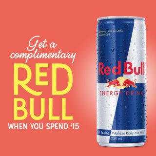 DEAL: Oporto - Free Red Bull with $15 Spend for Flame Rewards Members (until 19 November 2023) 1