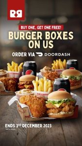 Red Rooster - Buy One Get One Free Burger Boxes via DoorDash 3