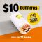 DEAL: Guzman Y Gomez - $10 Burritos via Menulog on Mondays in March 2024 16