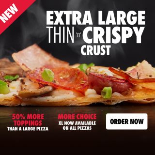 NEWS: Domino's Extra Large Pizzas Now Available in Thin & Crispy 3