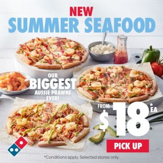 NEWS: Domino's Summer Seafood Range with Avocado Prawn, Indian Tikka Prawn & Sweet Chilli Prawn Pizzas 6