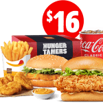 DEAL: Hungry Jack’s – $16 Jack’s Fried Chicken Hunger Tamer Pickup via App